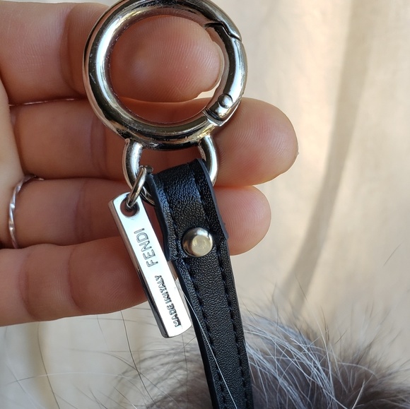 FENDI Charm Fur Bag Bug Monster Keychain - Picture 4 of 6